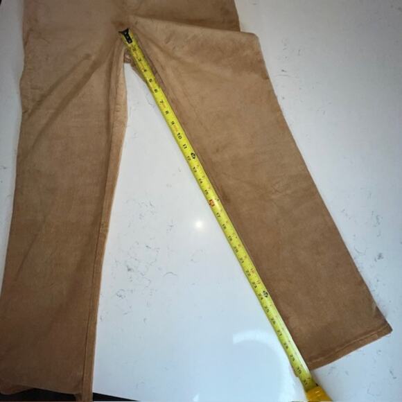 Denim & Co. Size 12 Camel Regular Full Length Straight Leg Corduroy Pant - Picture 8 of 10